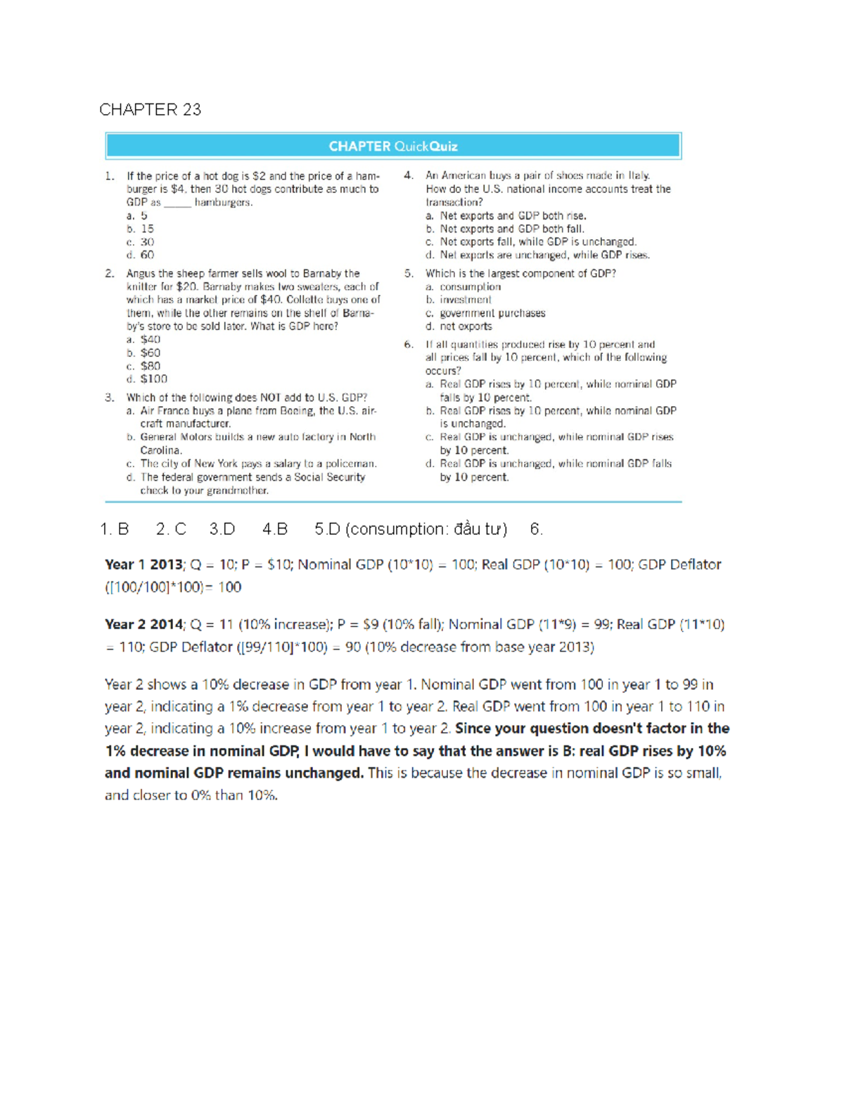 Macro Economics Lecture Notes: Chapters 23, 26 & 28 Summary - Studocu