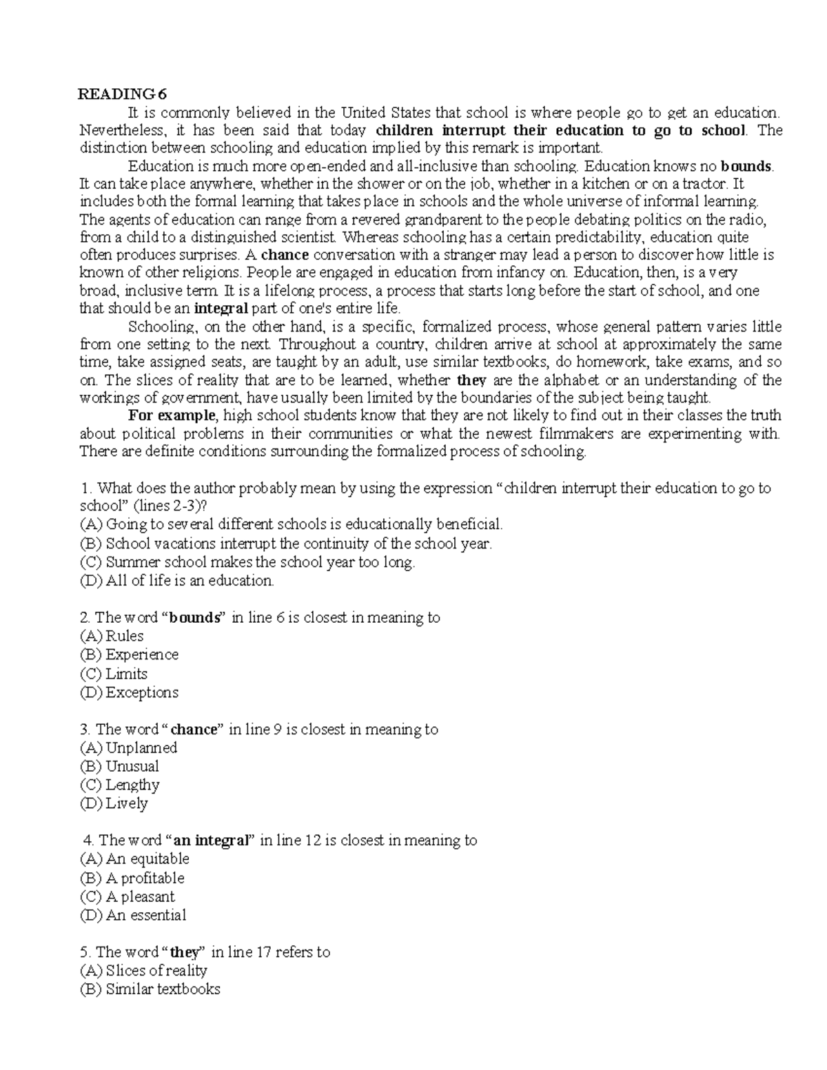 Các đề Reading Vstep - Practice Questions and Explanations - Studocu
