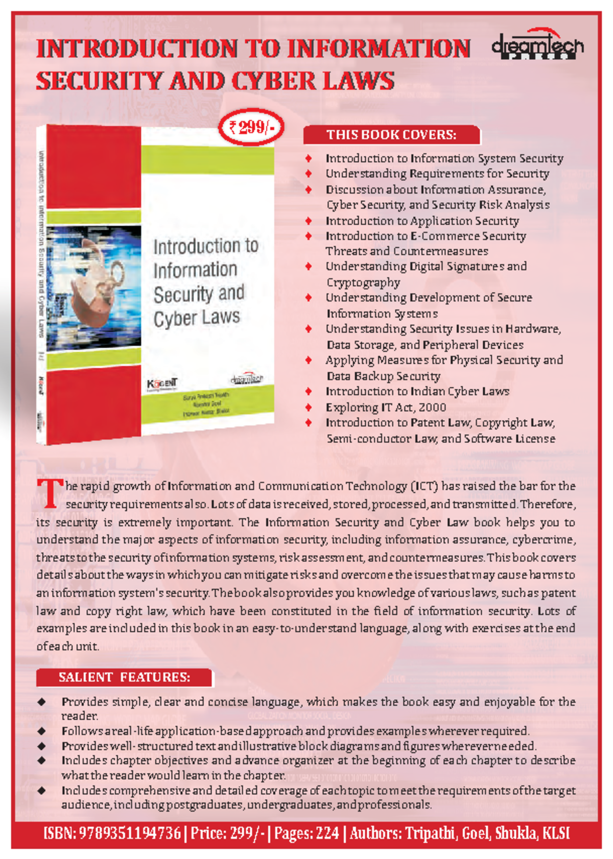 Introduction to Information Security & Cyber Laws (CSE-101) Overview ...