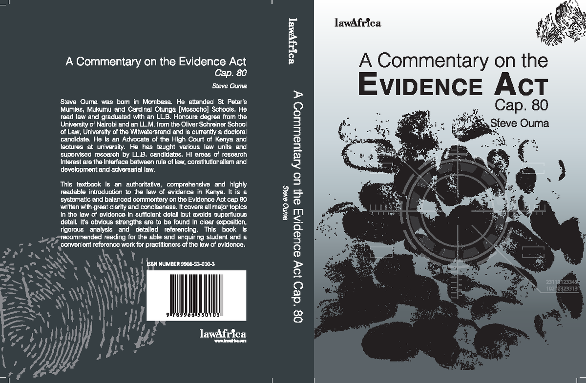 Commentary on the Evidence Act: Insights and Analysis - Studocu