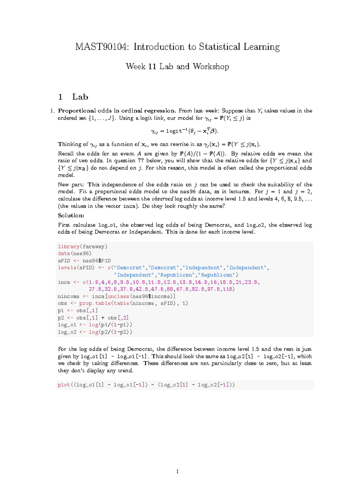 Lab11Sol - solution - MAST90104: Introduction to Statistical Learning ...