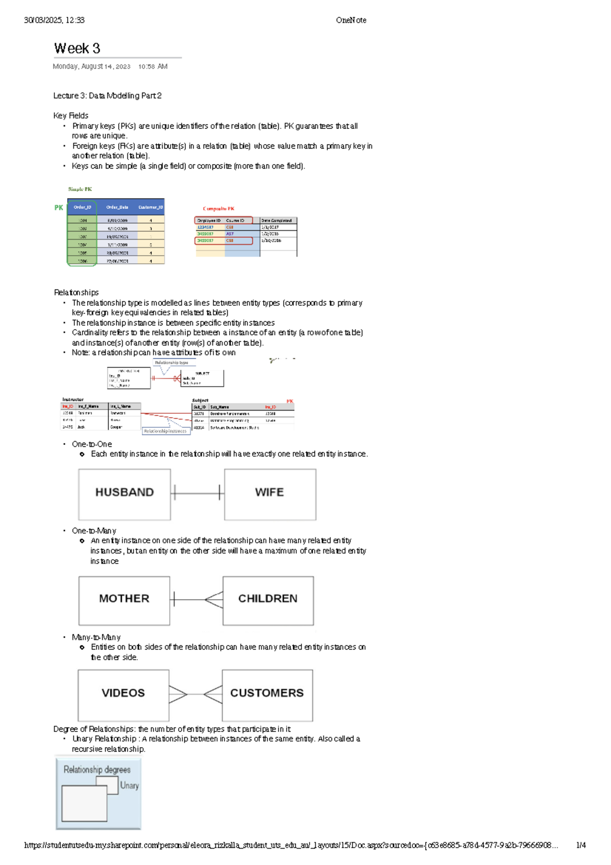 DF week 3 notes - Week 3 Monday, August 14, 2023 10:58 AM Lecture 3 ...