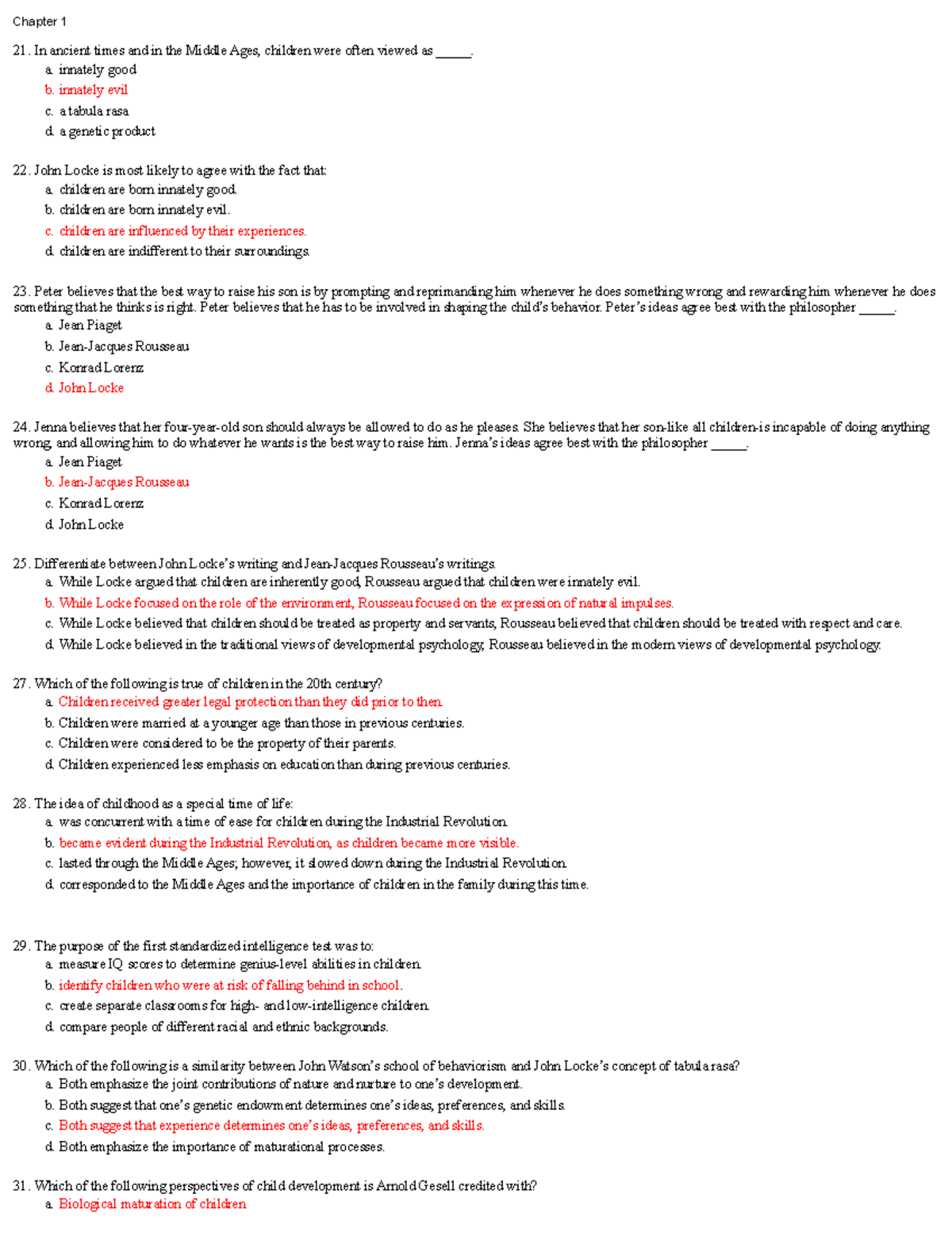 Chapter 1: Theories & Methods in Child Development (PSY101) - Studocu