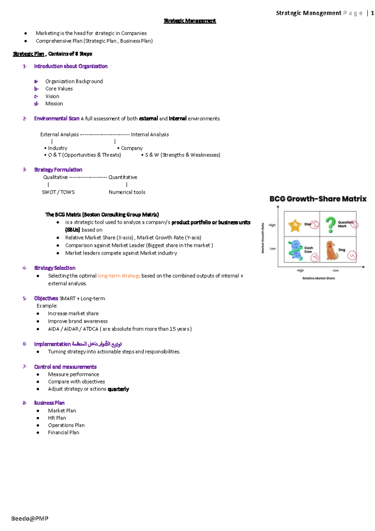 Strategic Management Overview and Analysis - Course Code: SM101 - Studocu