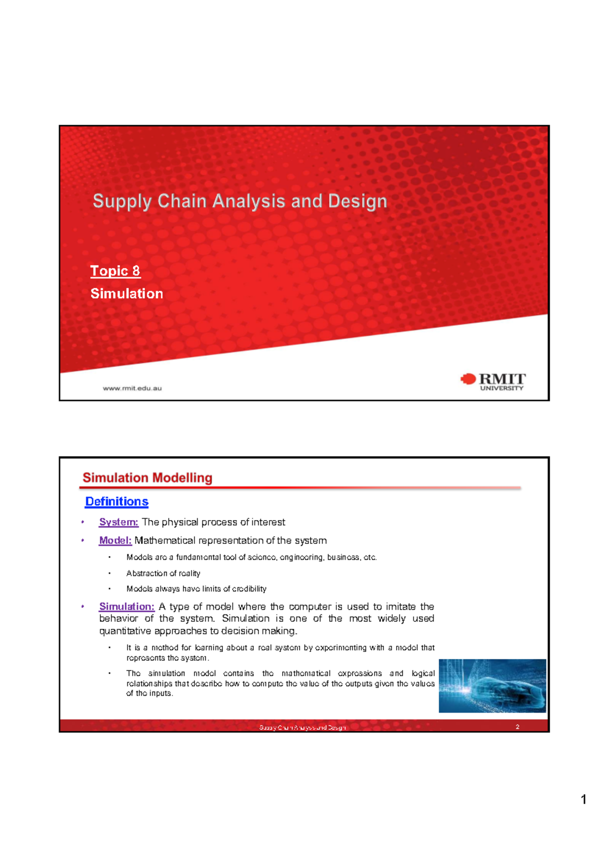 SCAD L08-1: Understanding Simulation Models in Supply Chain Analysis ...