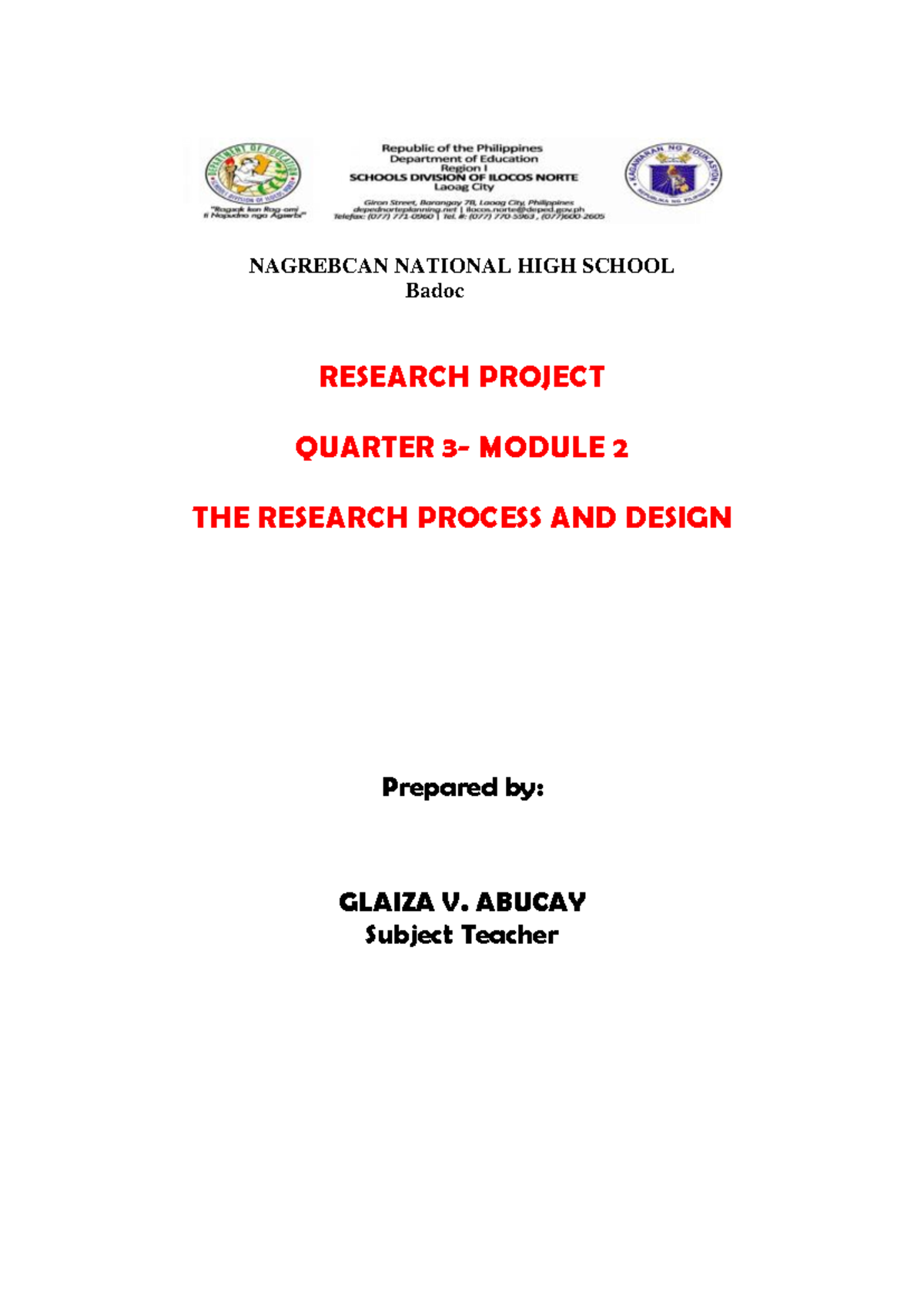 Module 2 - Research Project: Understanding Research Process & Design ...