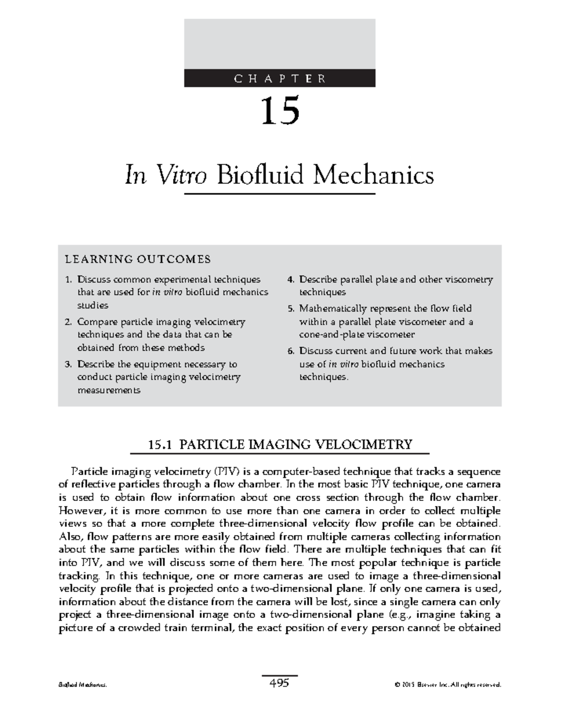 Chapter-15-In-Vitro-Biofluid-Mechanics 2015 Biofluid-Mechanics - C H A ...