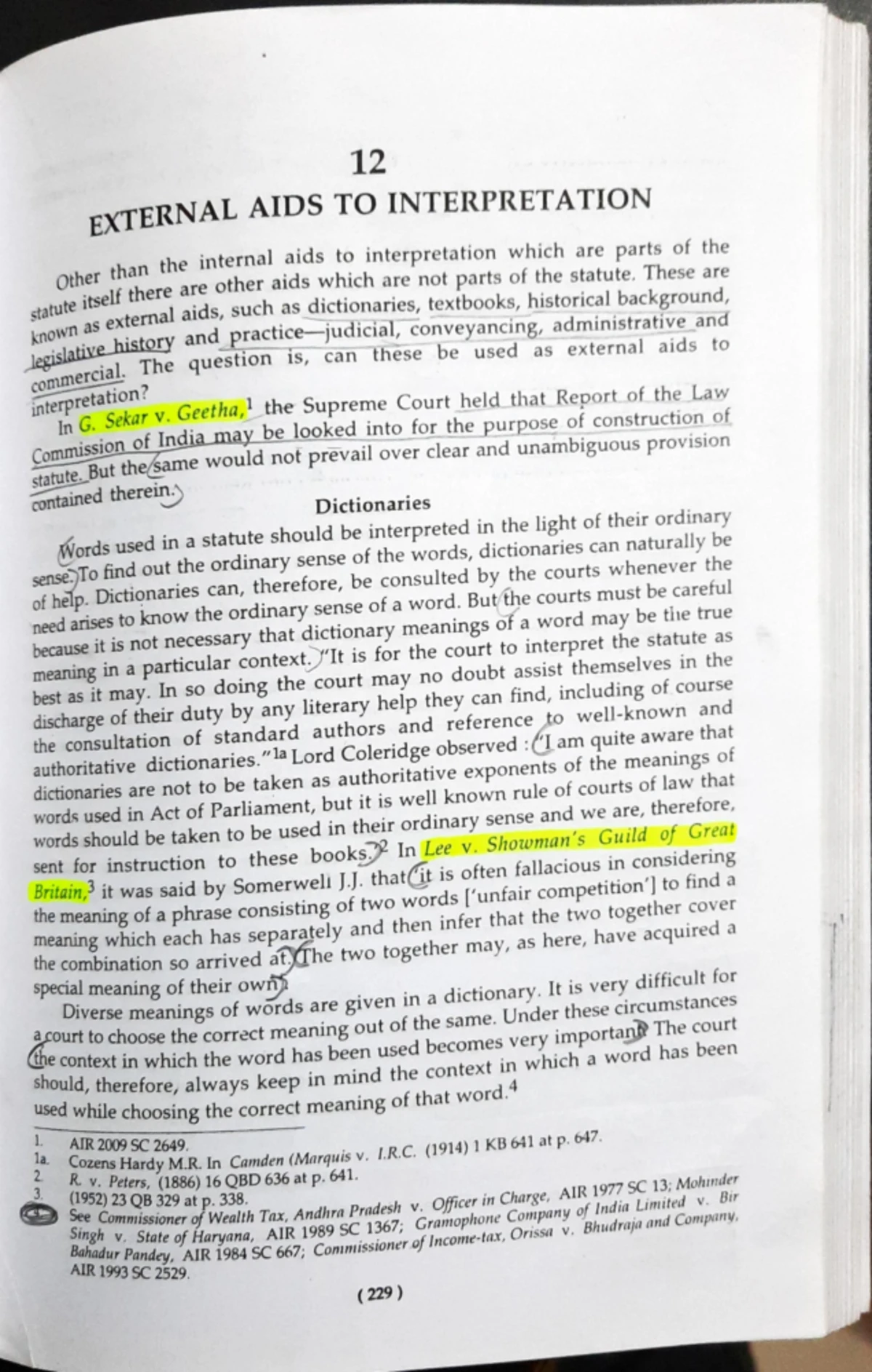 External Aids for Statutory Interpretation: A Comprehensive Overview ...