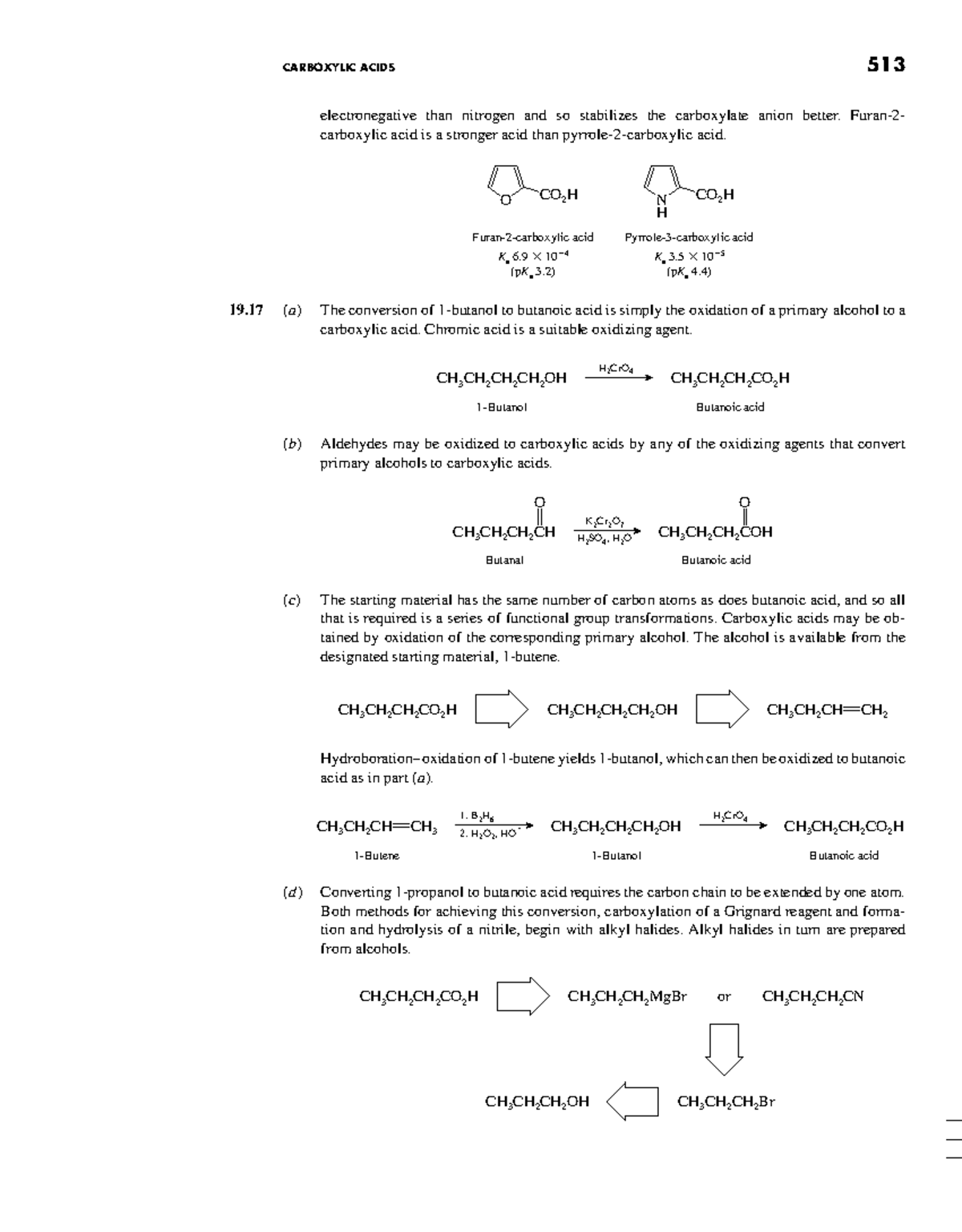 Organic Chemistry 513: Carboxylic Acids and Their Reactions - Studocu