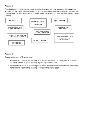 Q3 Performance Task 1 Immersion - Question 1 Correct Mark 1 out of 1 ...