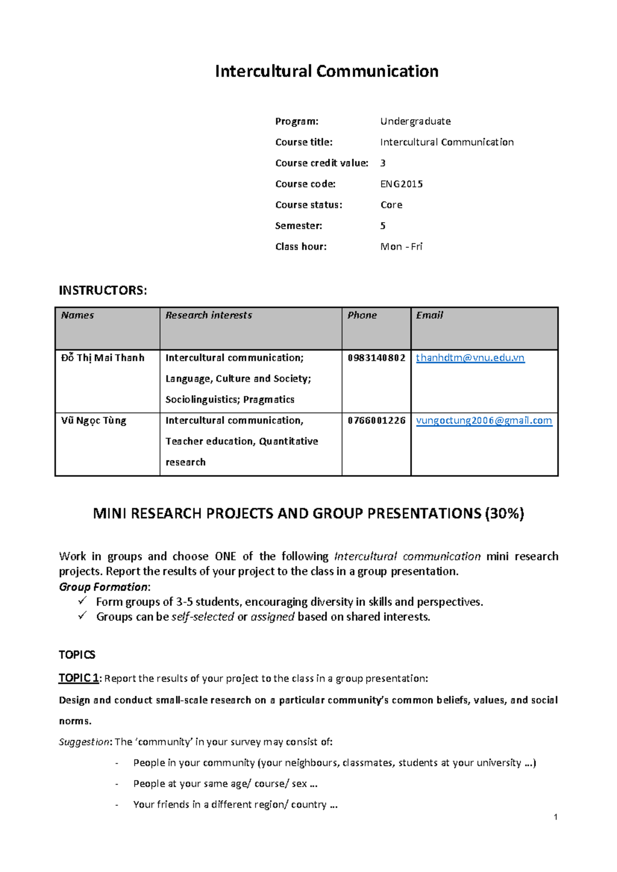 Group Presentations & Final Assignment Guidelines for ENG2015 - Studocu