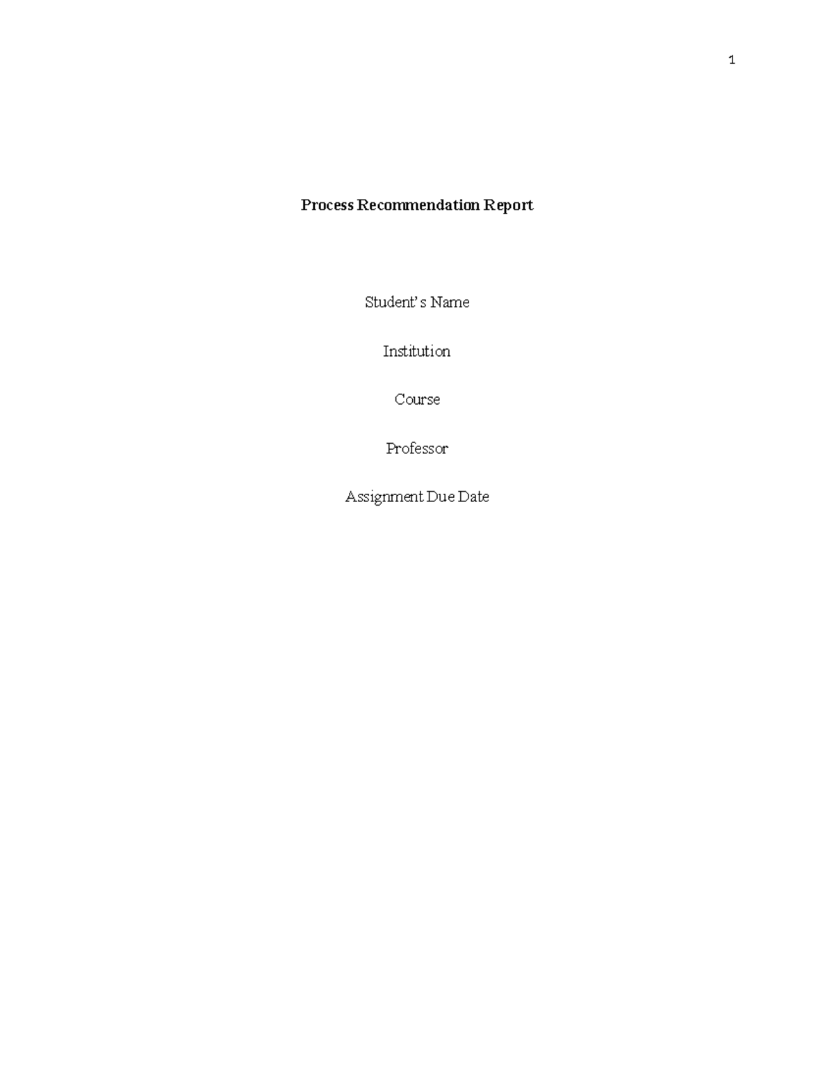 D#151727 Process Recommendation Report: Managing Innovation in Dynamic ...