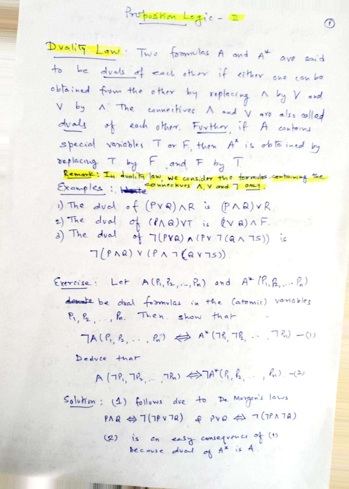 Propositional Logic Part 2 - OVŹ Study Notes - Studocu