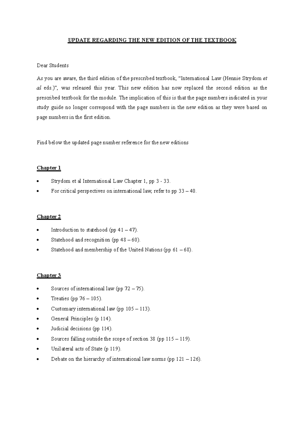 Update on Study Guide for Law Textbook Edition 3 (LAW 101) - Studocu