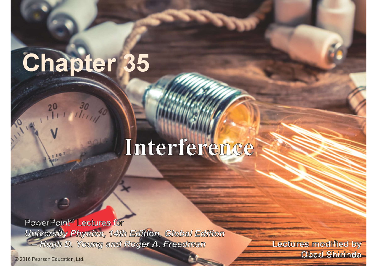 Lecture 35: Understanding Wave Interference Patterns and Calculations ...
