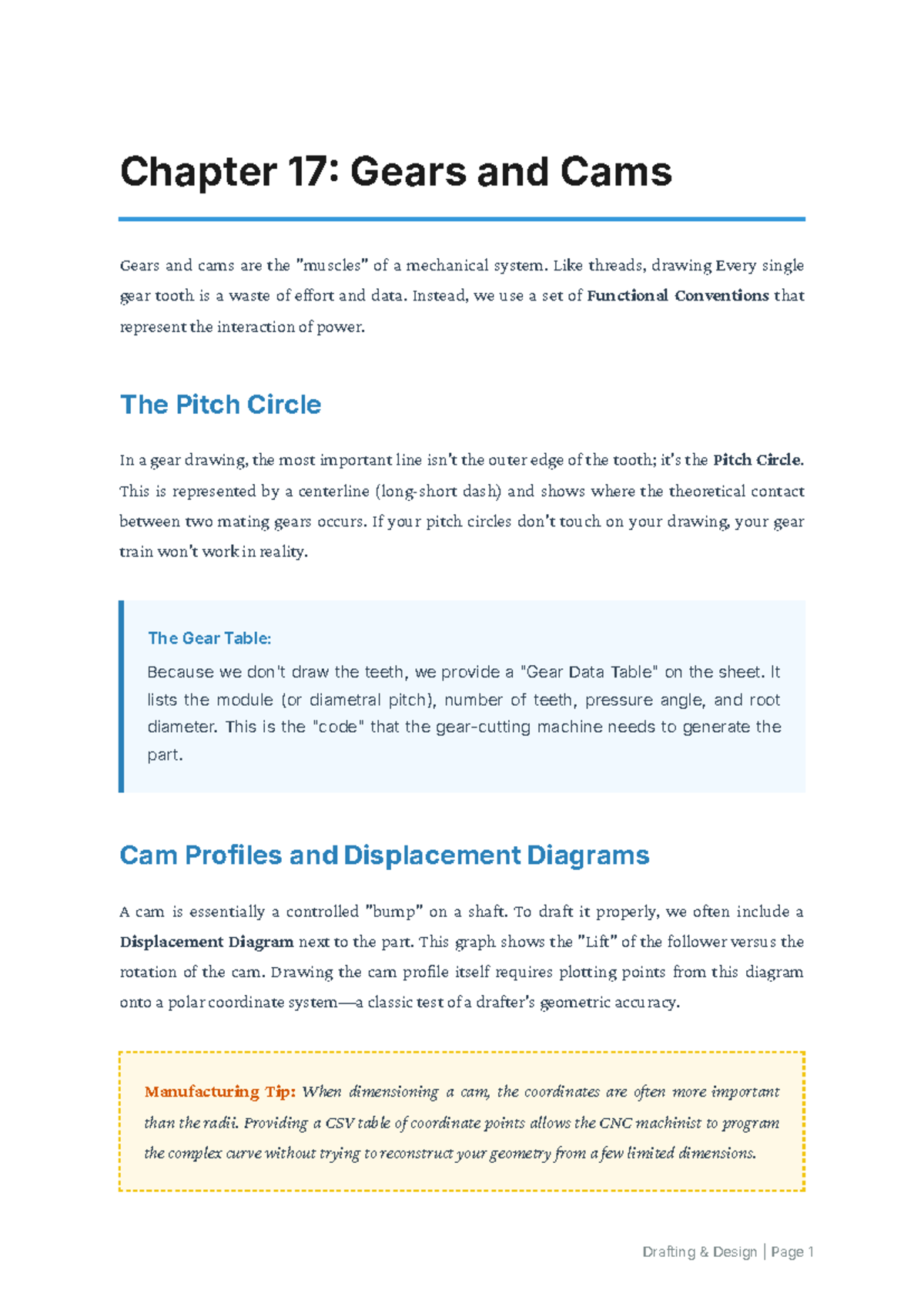 Chapter 17: Gears and Cams - Motion Transfer Geometry Insights - Studocu