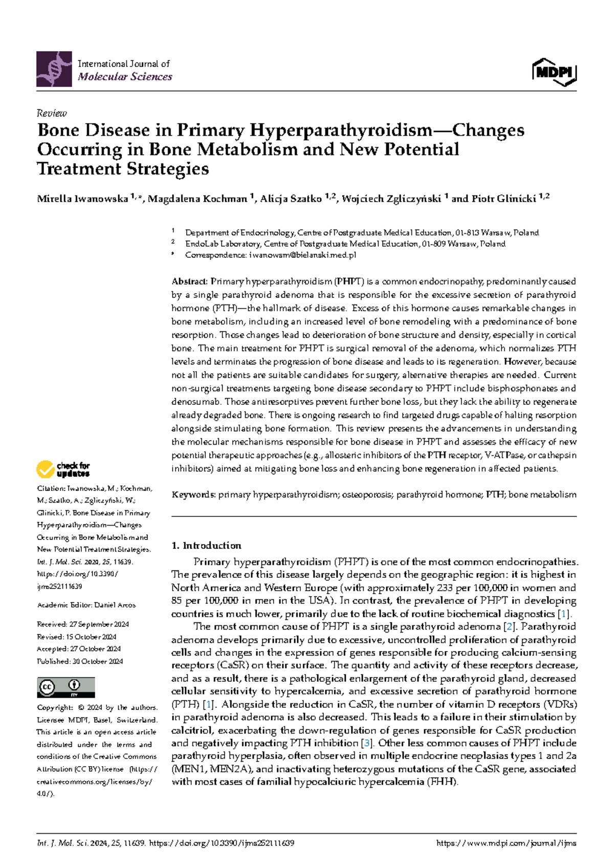 Bone Disease in Primary Hyperparathyroidism: Insights and Treatment ...