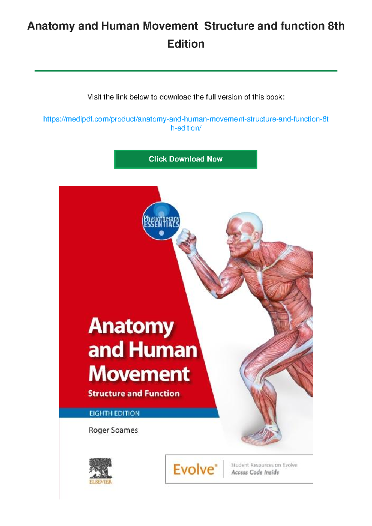 855110513 Anatomy and Human Movement: Structure & Function 8th Ed ...