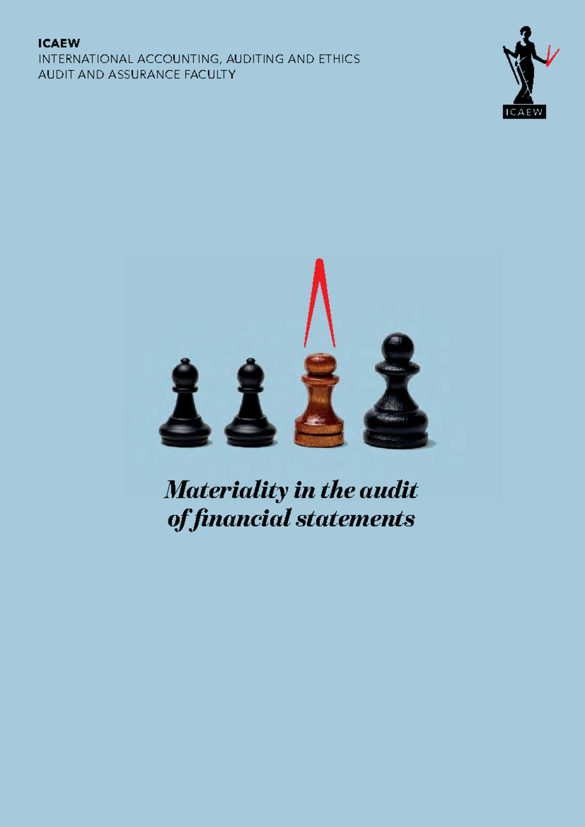ICAEW IAAE Guide: Materiality in Financial Statement Audits - Studocu