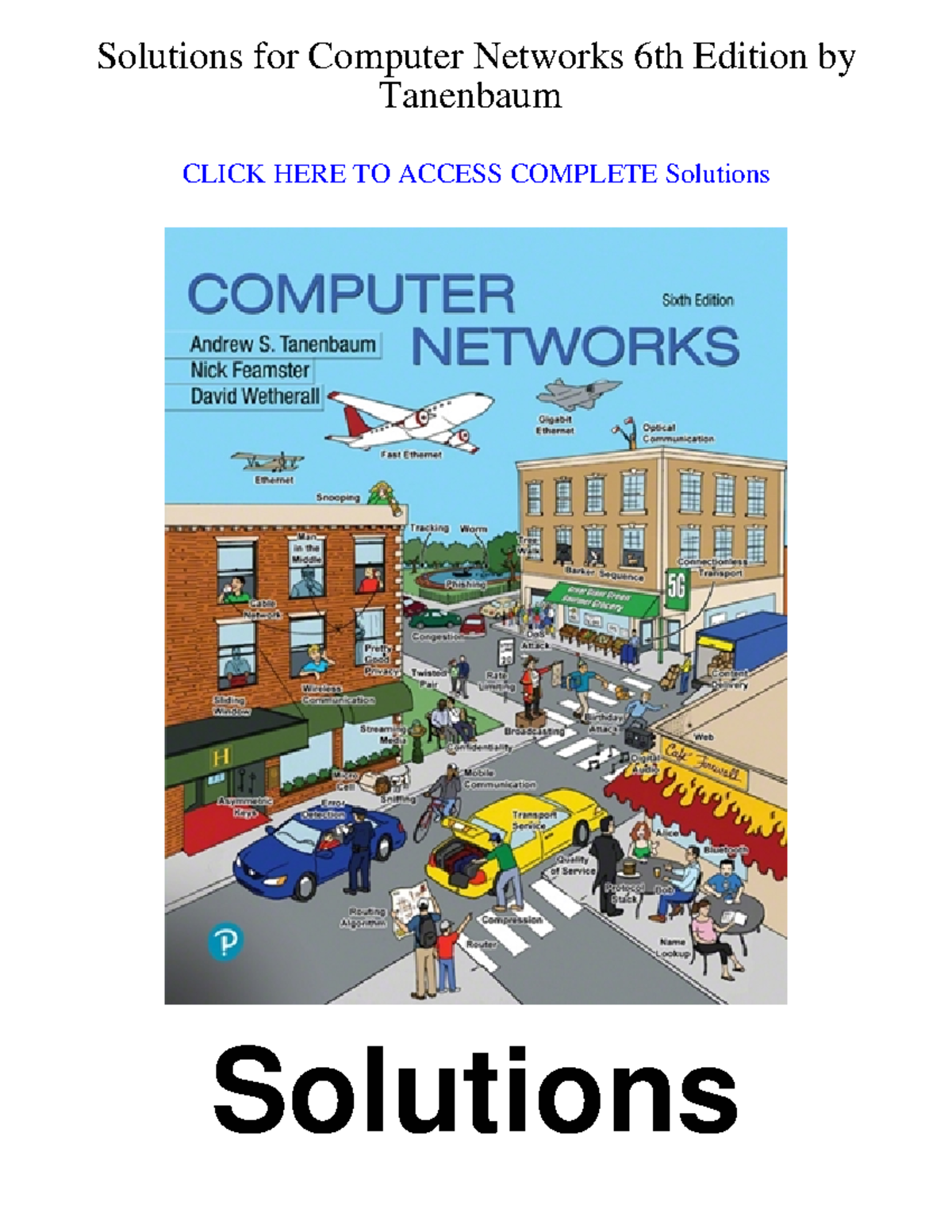 Computer Networks (9780136764052) - Problem Solutions for Chapter 1 ...