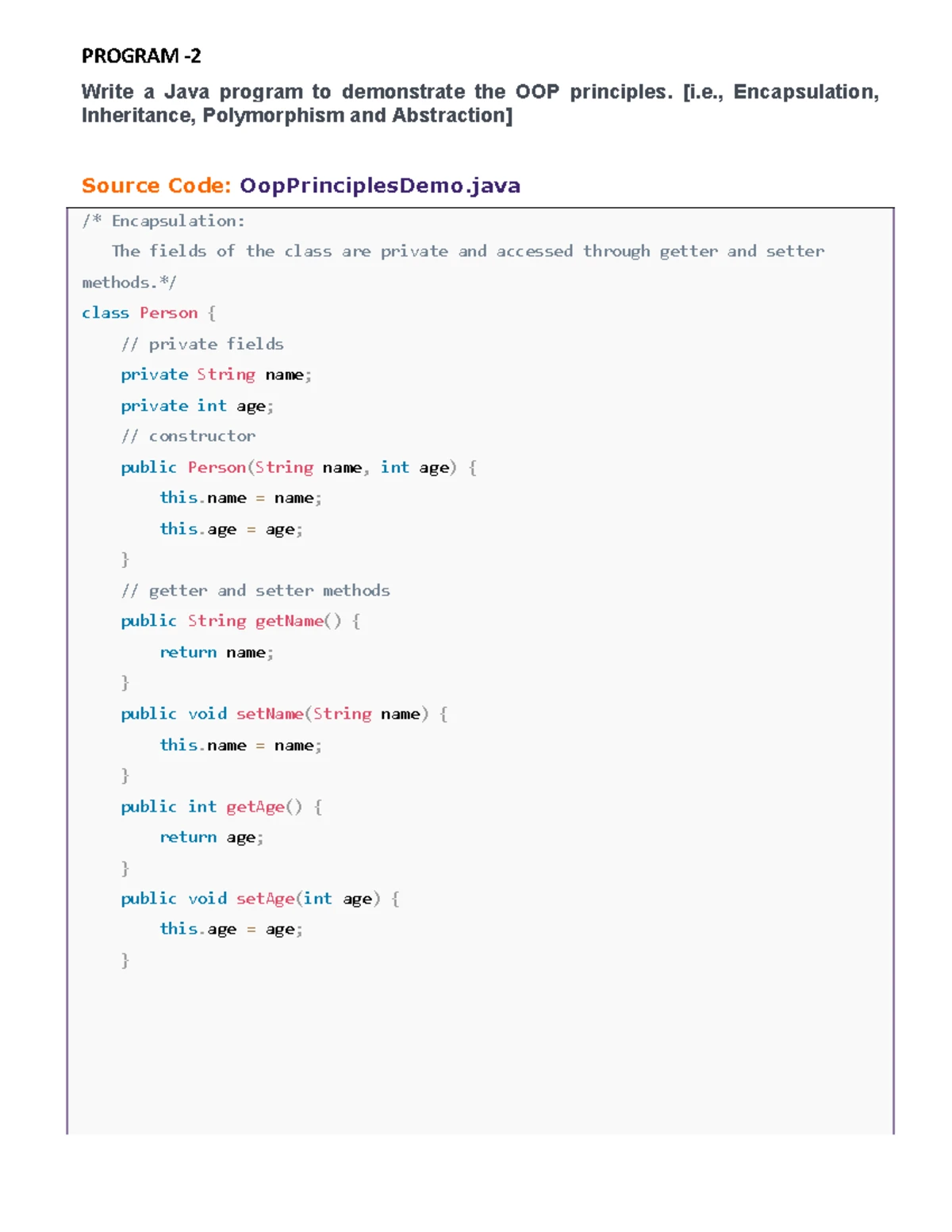Java Program-7: CRUD Operations on Student Table Using JDBC - Studocu
