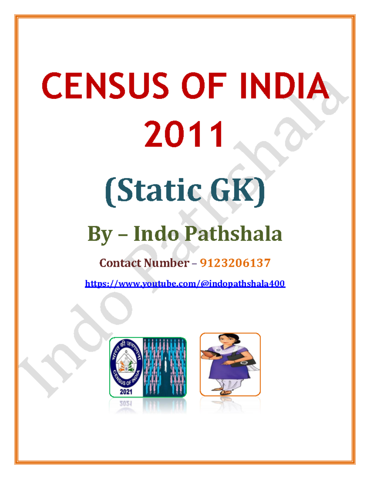 Census of India 2011: Key Facts and Figures for Static GK - Studocu