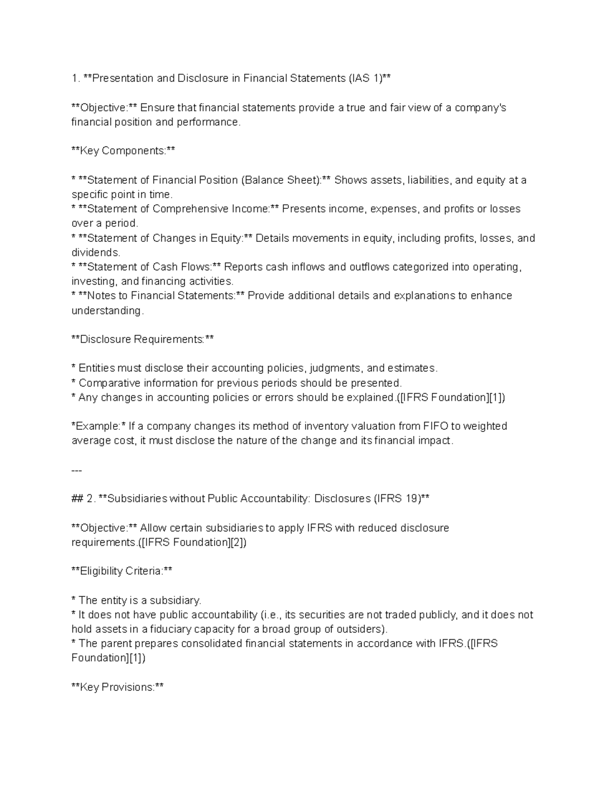 Updates in FAR Reviewer: IAS & IFRS Disclosures and Asset Impairment ...