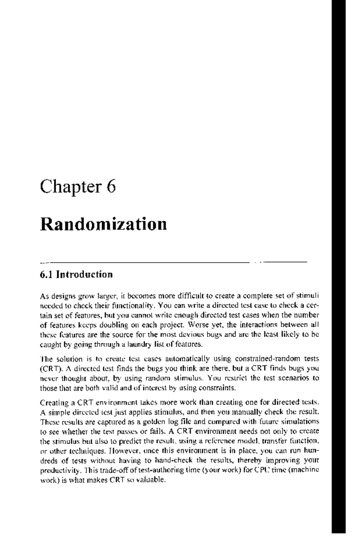 Adv VLSI Module 5 - notes is super - Chapter 6 Randomization 6 ...