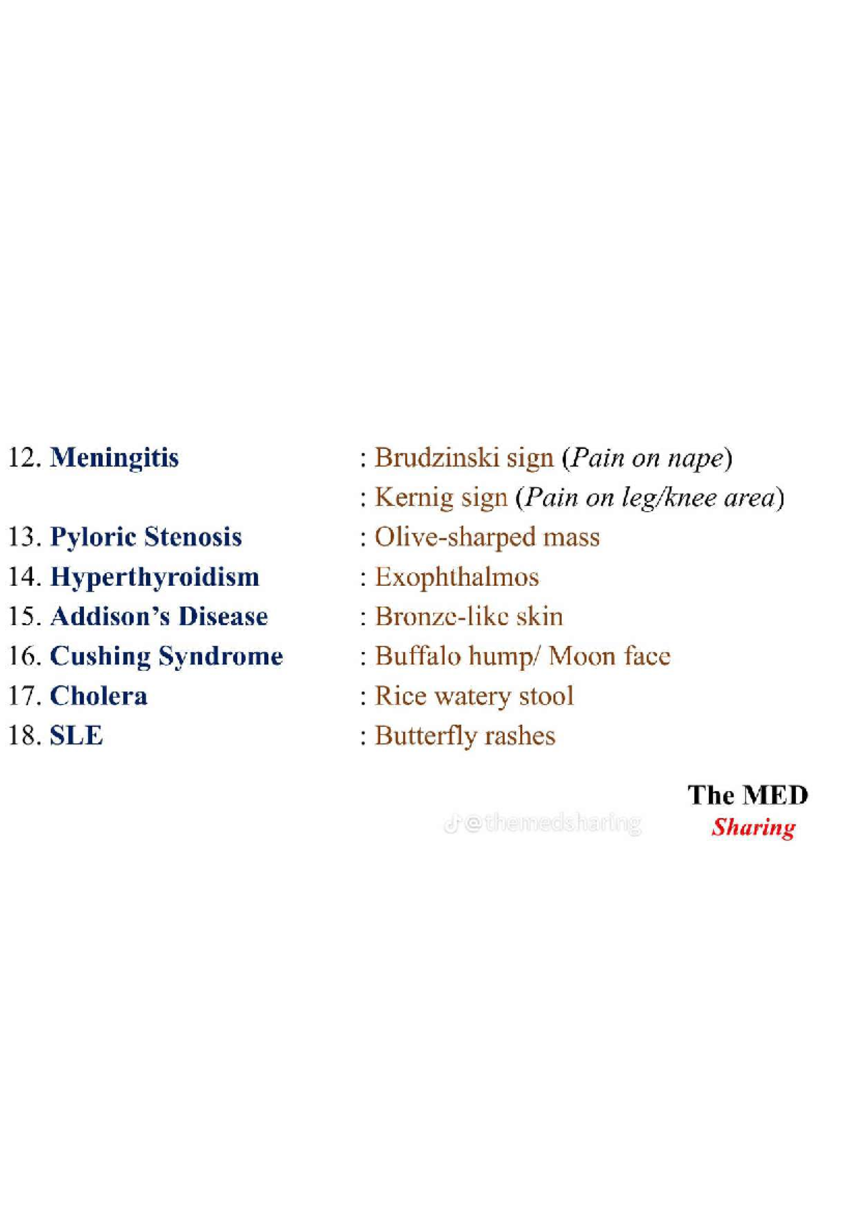 Medical Signs and Symptoms Summary: 459967111 Lecture Notes - Studocu