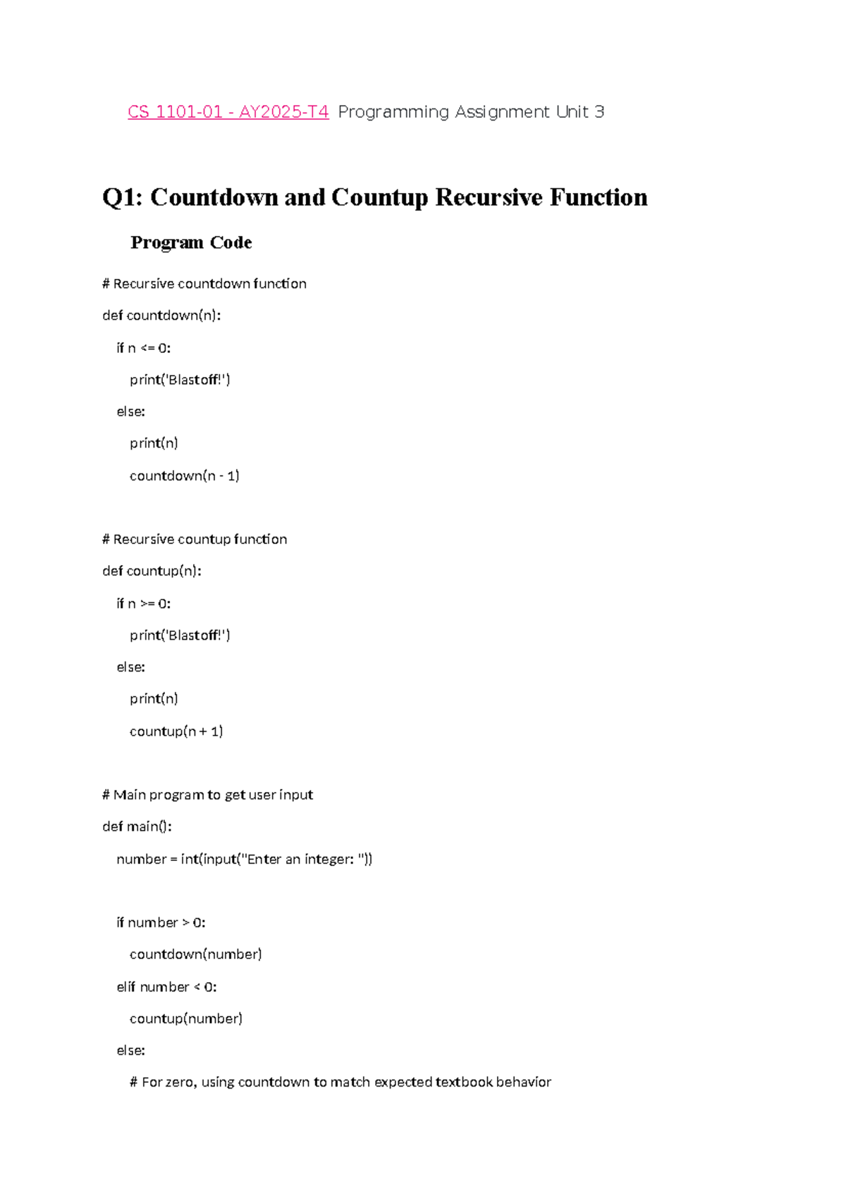 CS 1101-01 - AY2025-T4 Programming Assignment Unit 3 - This choice is ...
