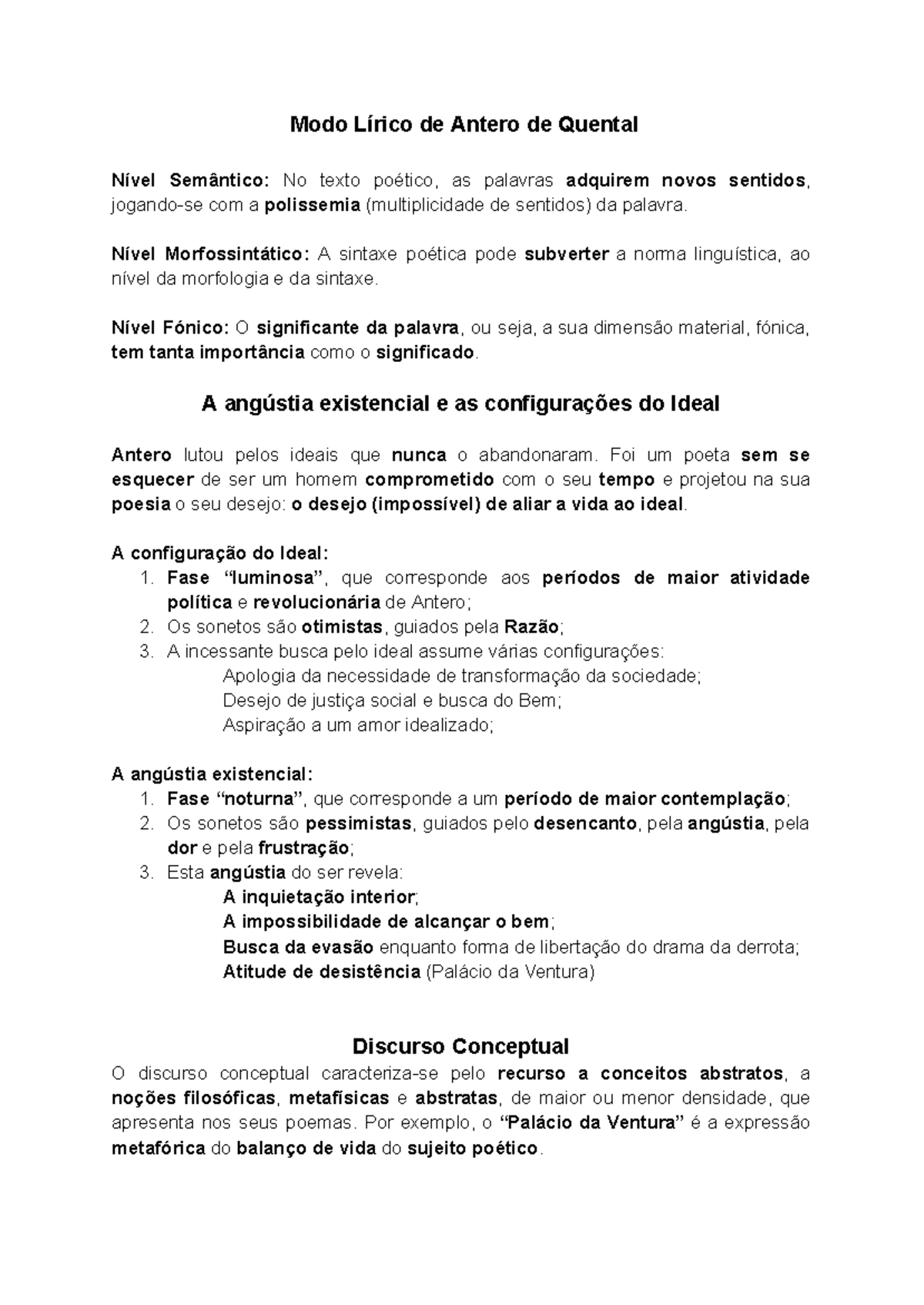 An lise Po tica De Antero De Quental E Ces rio Verde Temas E Estilos 