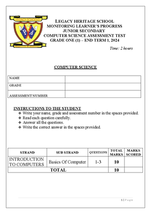 Computer-studiesf 3 - Form 3 notes - This document was downloaded from ...