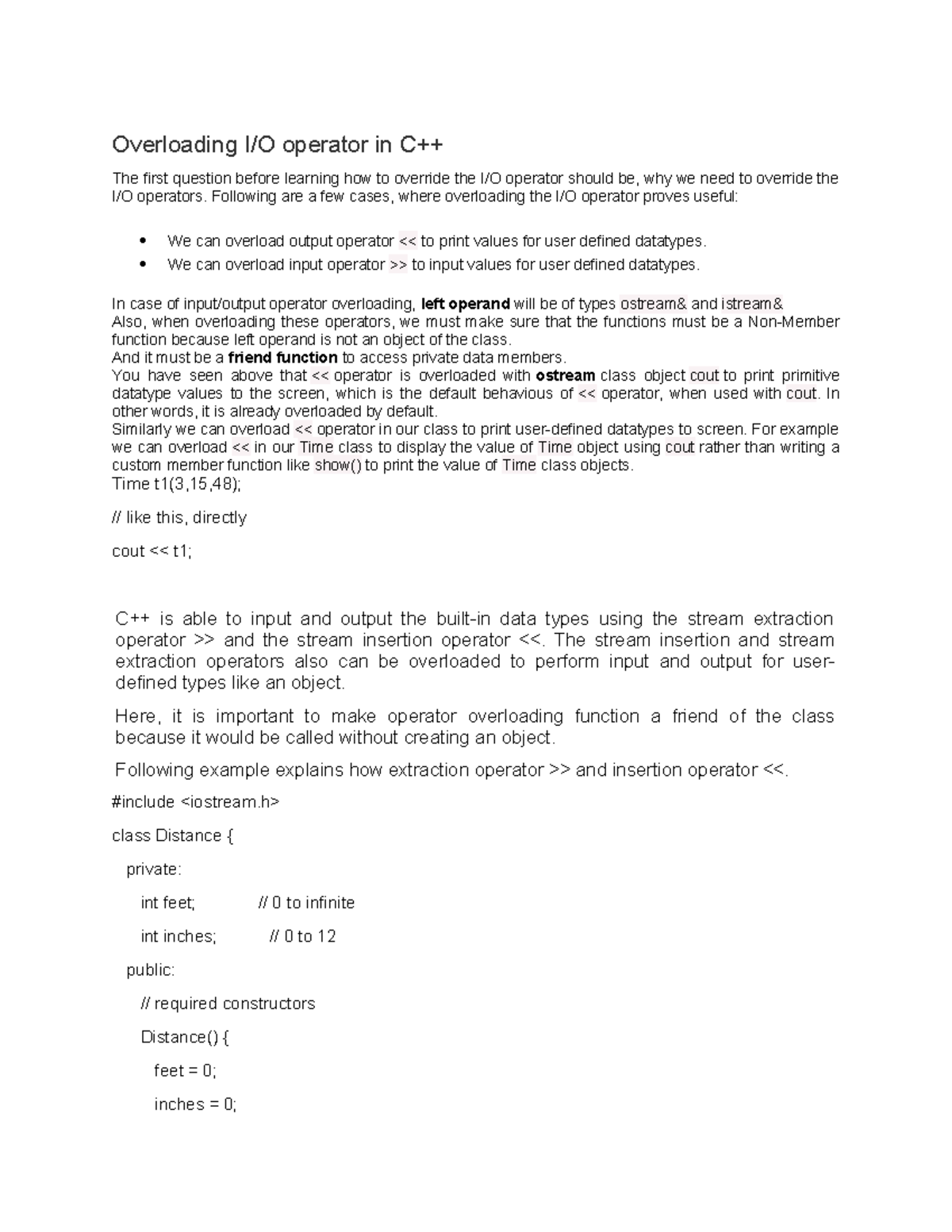 Polymorphism 2 - LECTURE NOTES (NEW SYLLABUS) - Studocu