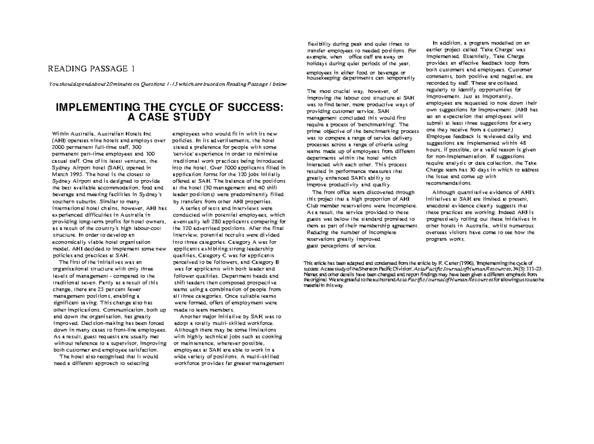 CAMB 2 Read 4 - Cambridge IELTS 2 Reading Passage 4 Analysis and ...