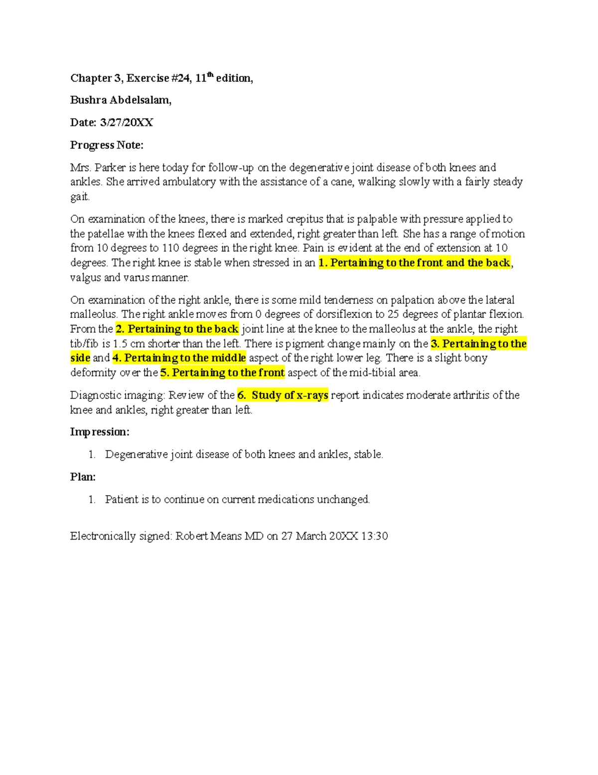 IMD Chapter 4: Operative Report on Skin Biopsy Procedure - Studocu