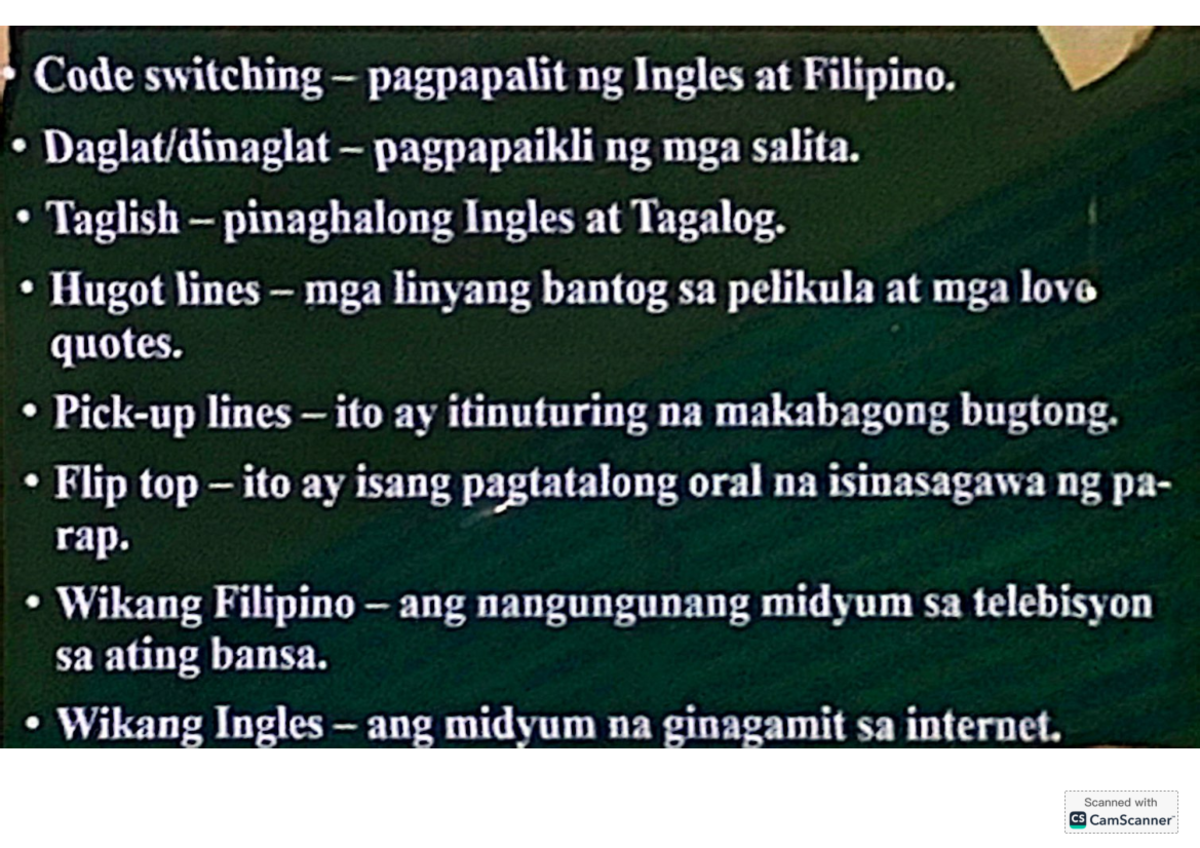 Kpwkp reviewer - this is for filipino, feel free. - Code switching ...