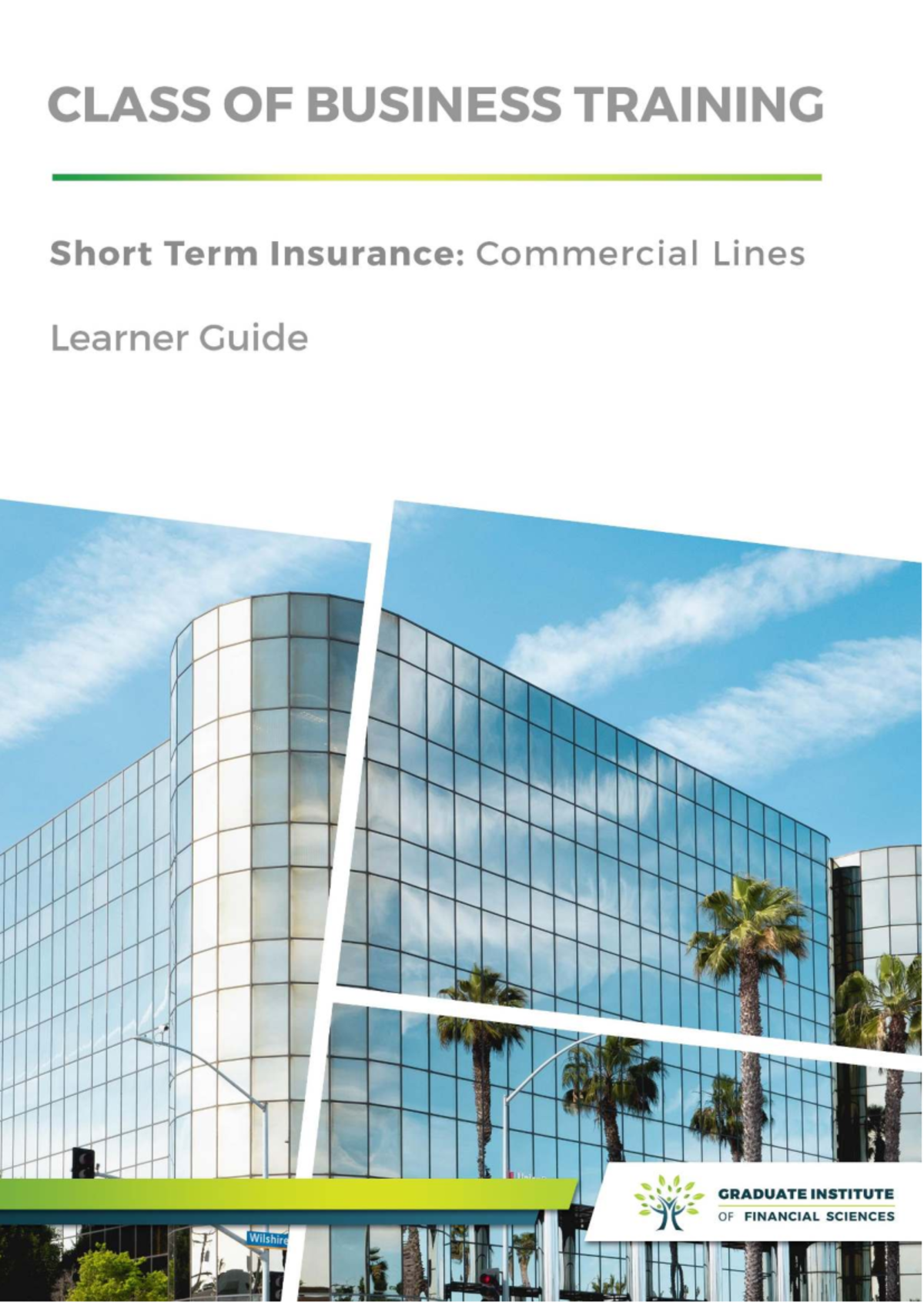 52 EI6098 Short-term Insurance Commercial Lines - Learner Guide - Studocu