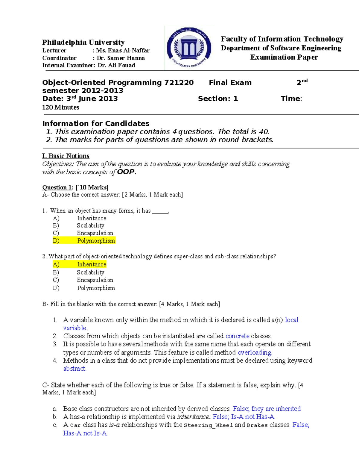 LAB 1 Report: Introduction to Python Programming - CSC3005 - Studocu