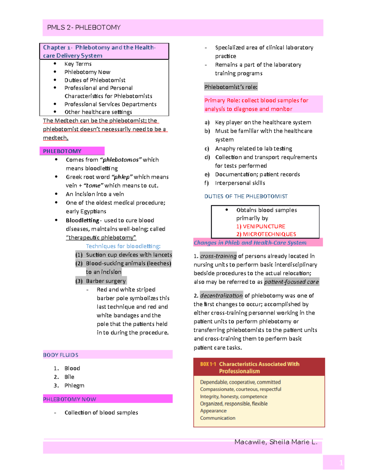 PMLS 2- notes for chapter 1 and 2 - Macawile, Sheila Marie L. Chapter 1 ...