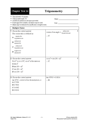Minimum standard numeracy test sample questions - NSW Education ...
