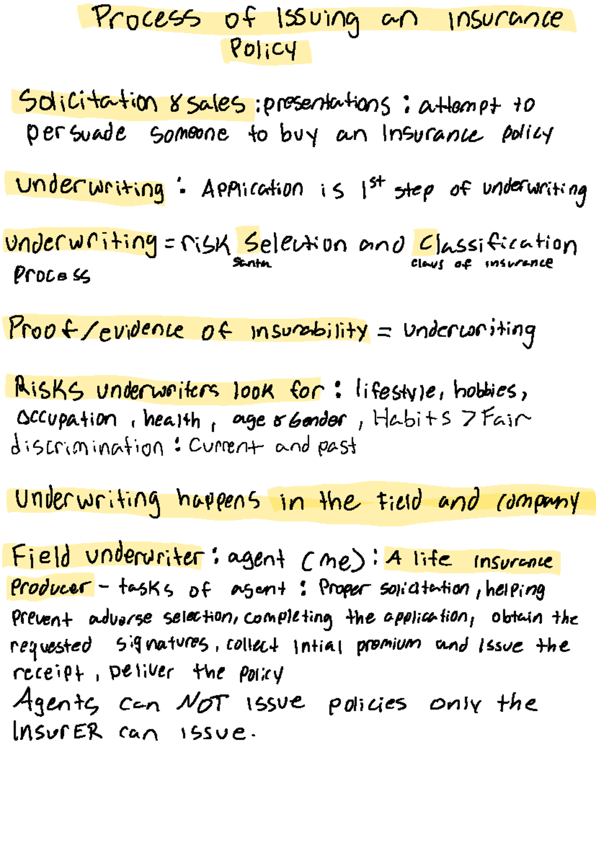 Process of Issuing an Insurance Policy: Underwriting Insights - Pro c ...