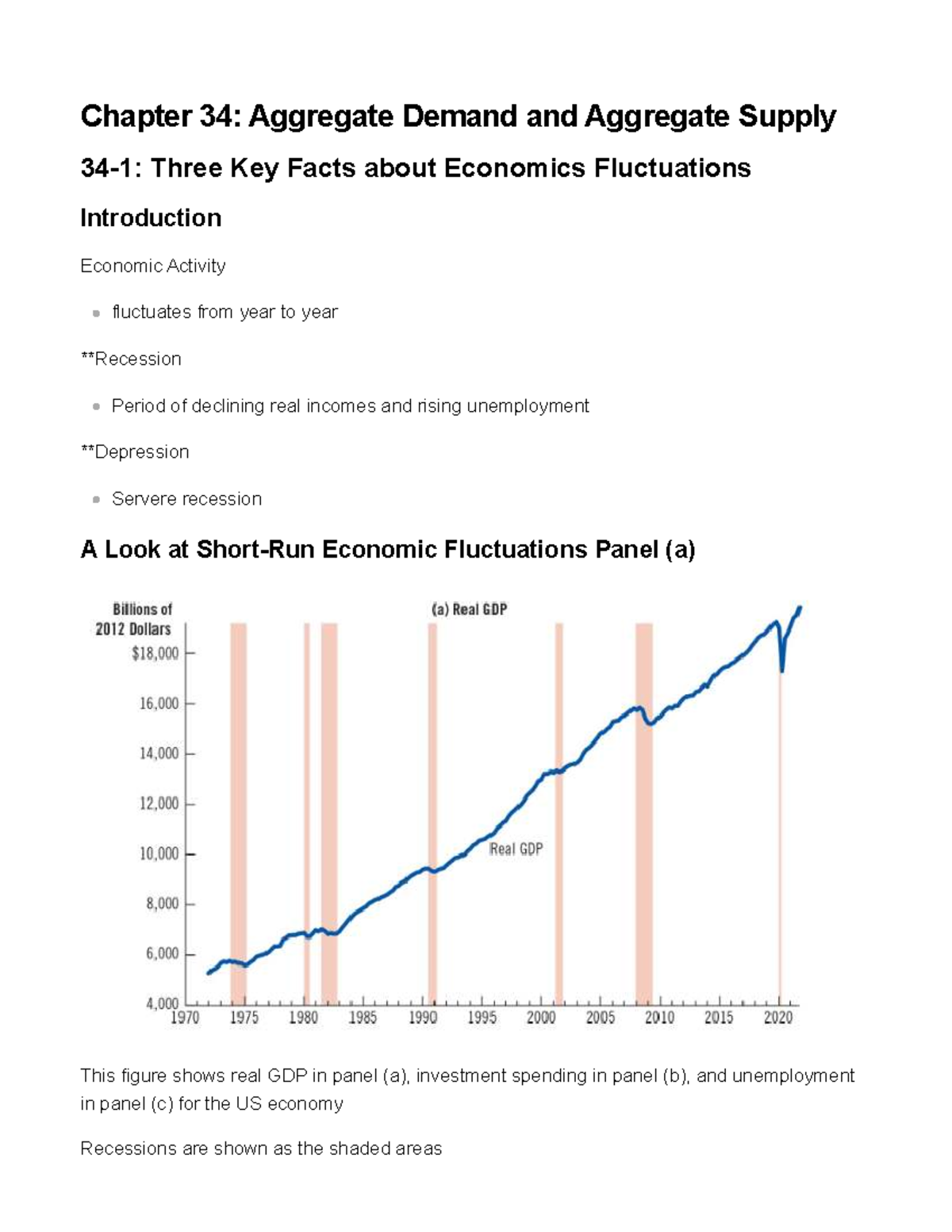 Chapter 34: Aggregate Demand and Aggregate Supply - Studocu
