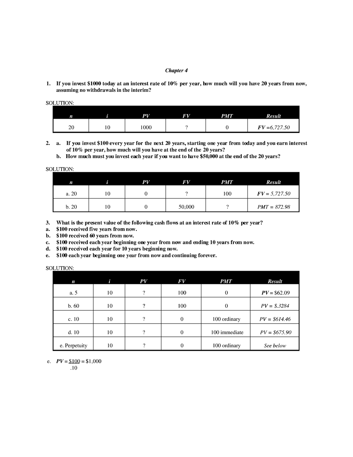 4210455: Chapter 4 Solutions on Investment and Future Value Concepts ...