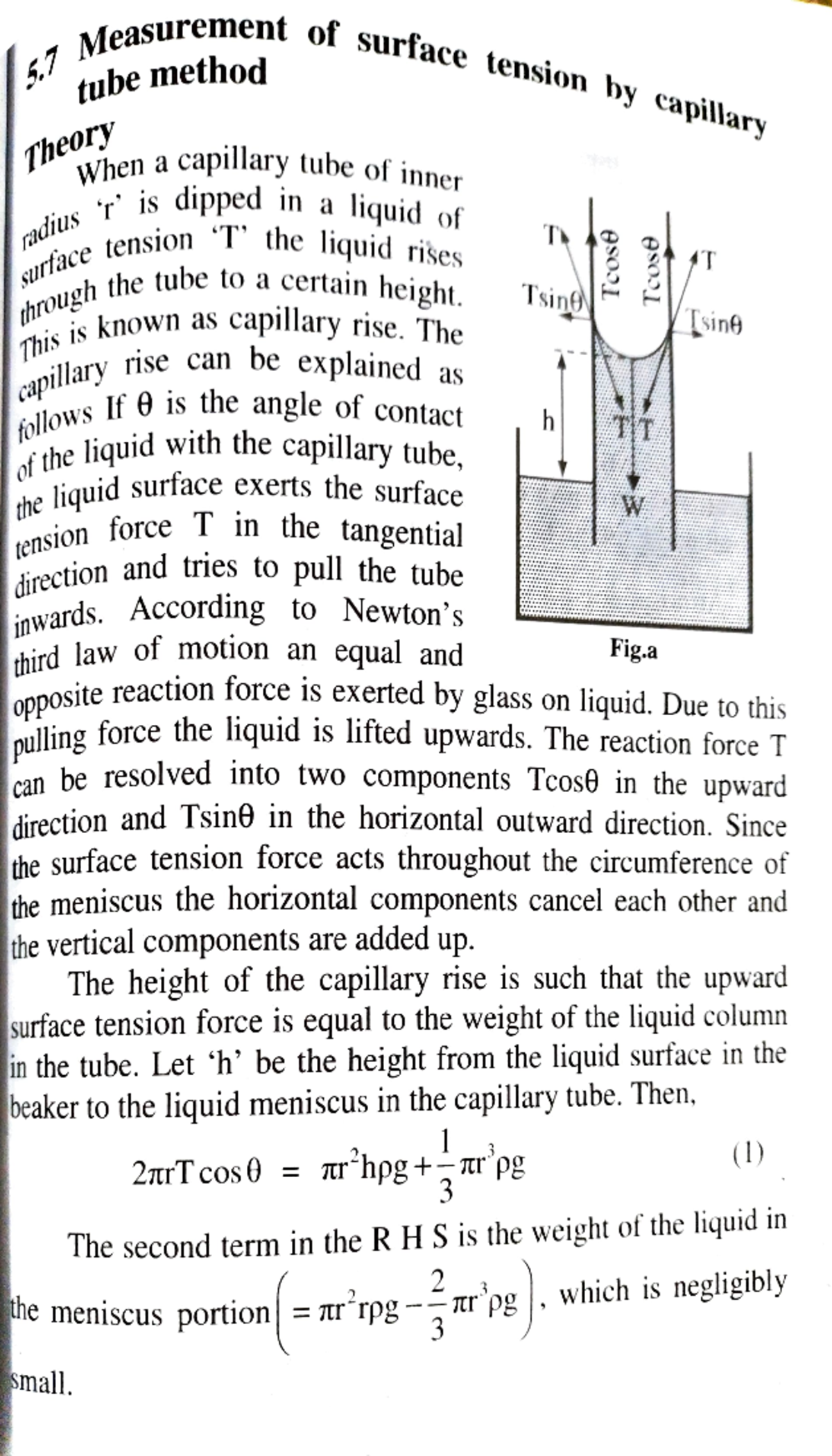 Measurement of surface tension by capillary tube method - ment of ...