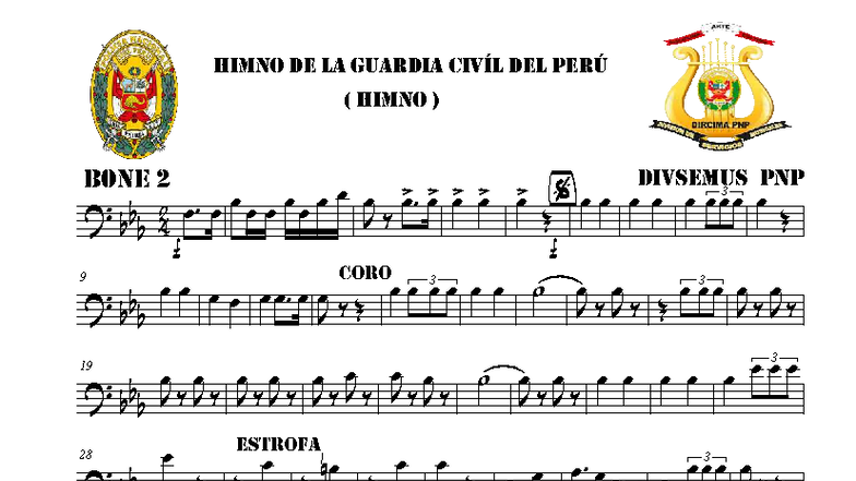 Himno de la Guardia Civil del Perú - DIVSEMUS PNP - Document Preview