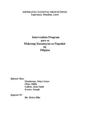 1 - Rationale for Back - 1. Rationale/background of the study? The ...