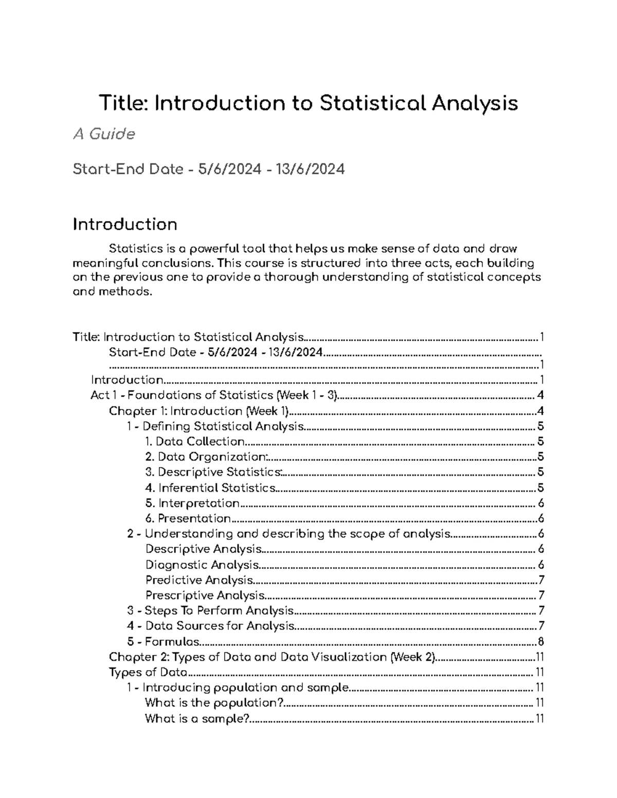ETW1001 Introduction to Statistical Analysis Assignment 1 - of people ...
