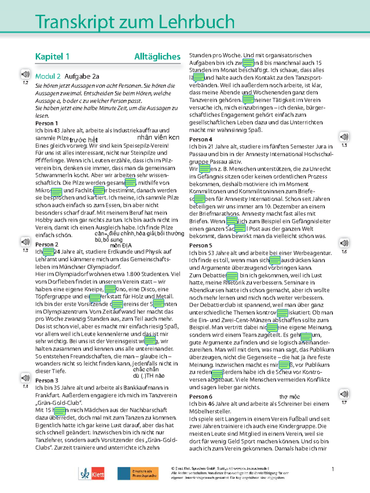 Mit Erfolg zum Goethe-Zertifikat C1 - Testbuch (012345ÿ78495