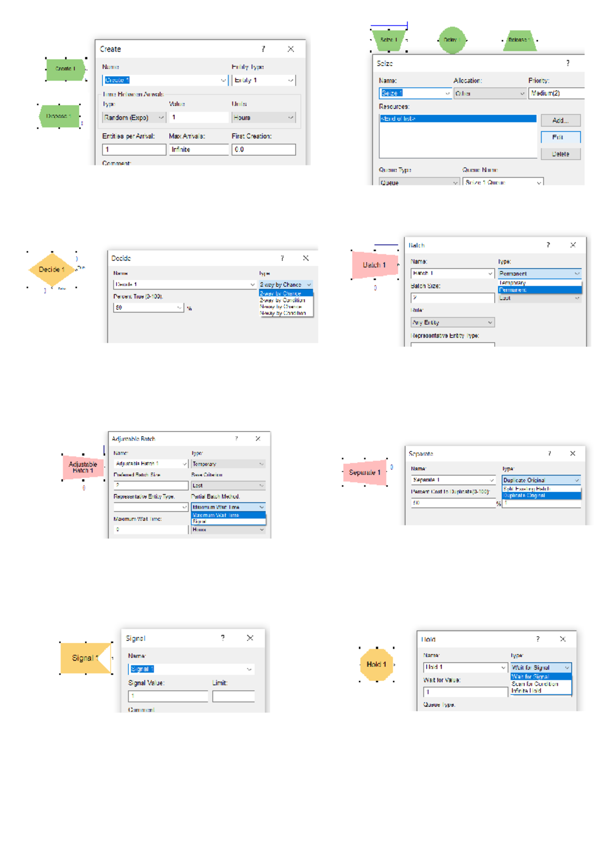 Arena Modules: Seize, Delay, Release, and Create Overview - Studeersnel
