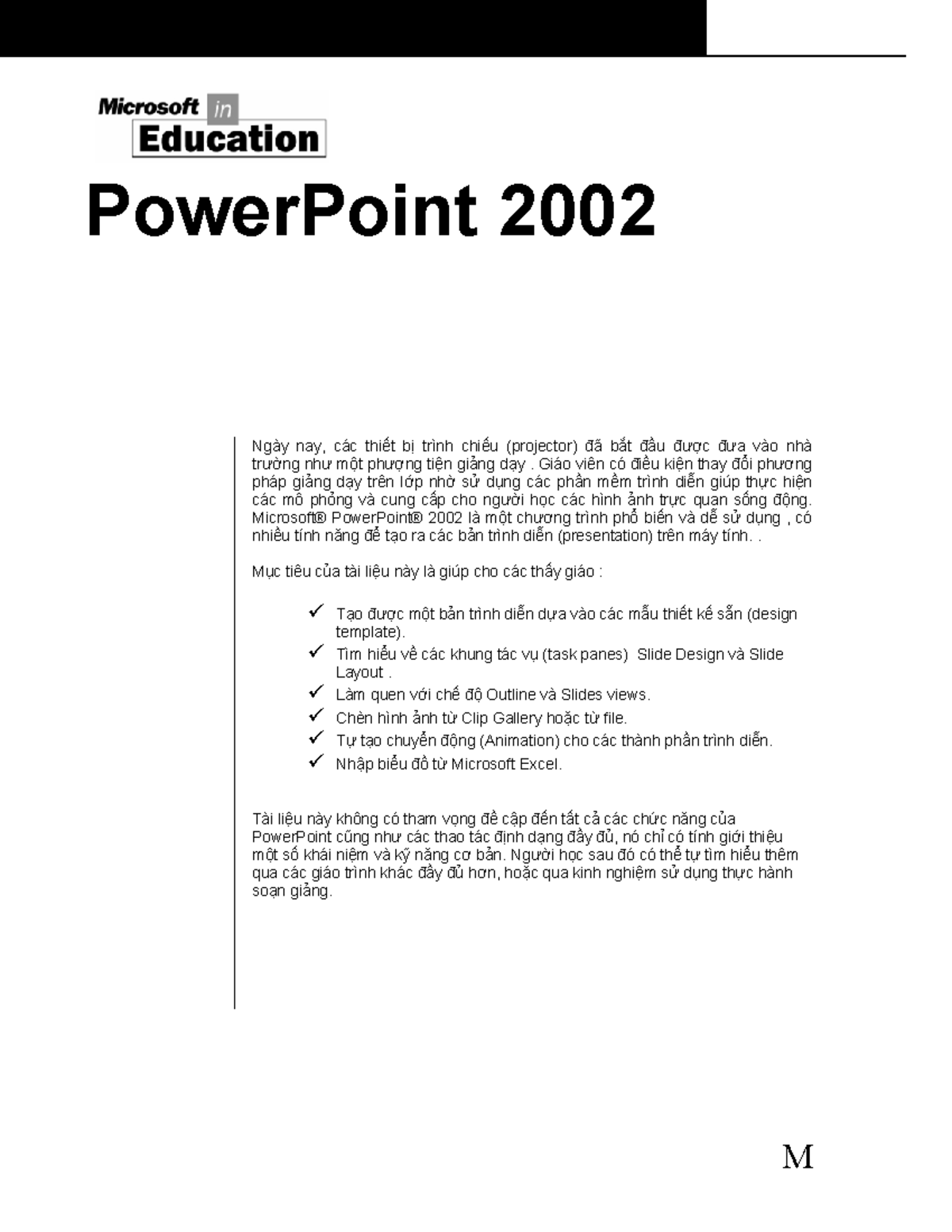 Hướng dẫn Sử dụng Microsoft PowerPoint 2002 - Bài Giảng 6 - Studocu